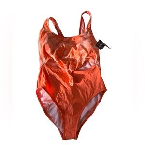 NWT Sports Illustrated Swim Orange One Piece Swimsuit in Size L
